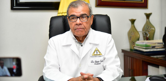 Rufino Senen Caba, presidente del Colegio Medico Dominicano (CMD)