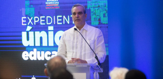 El presidente Luis Abinader encabezó el lanzamiento del “Expediente Único Educativo”, un proyecto donde la población podrá tener acceso a informaciones que comprenderán su paso por el sistema educativo.