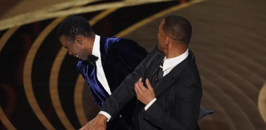 Chris Rock y Will Smith en los Óscar. Fuente externa.