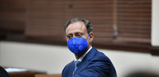 El exprocurador general de la República, Jean Alain Rodríguez, en una de las audiencias del caso Medusa