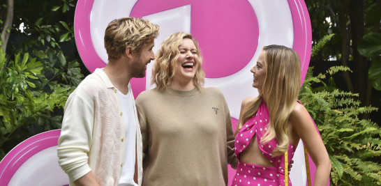 Ryan Gosling, Greta Gerwig y Margot Robbie