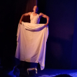 Orestes Amador en “Esperando a Odiseo”. La obra está llena de simbolismos, de meta mensajes.