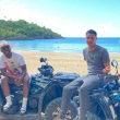 Dotol Nastra junto a su hijo Wesly.