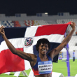 Marileidy Paulino pone en el alto la bandera dominicana luego de romper récord en los Juegos Centroamericanos y del Caribe.