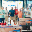 Integrantes del equipo los Barrigones que se coronó en el torneo de pesca al Marlin Blanco