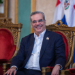 El presidente Luis Abinader el pasado 11 de julio en una actividad en Palacio Nacional