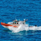 Imagen ilustrativa de embarcaciones de inmigrantes interceptadas por la guardia costera de EEUU.
