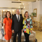 Mónica Arbaje, Rafael Madera y Nancy Handal de Mejía.