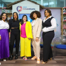 Marielle Araujo, Massiel Nina, Biviana Riveiro Disla, Gema Herrera y Anamía Abreu.