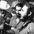 Fidel Castro, líder de la revolución cubana, durante uno de los actos en La Habana en los primeros años del gobierno socialista.