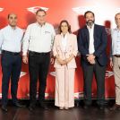 Julio De La Cruz, Fernando Villanueva Sued, Lucy Taveras, Joan Manuel Abreu y Ricardo Lomba