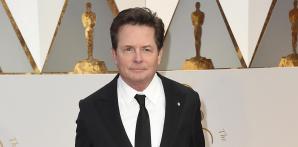 Michael J. Fox cuando llegaba al Oscars en Feb. 26, 2017, en Los Angeles.