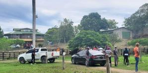 Rancho Manuel donde mataron al hacendado Juan José Soto Corniel, Gilberto Basilio Toribio y Maritza Arelis Ovalles.