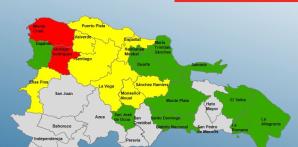 Una vaguada está incidiendo en el territorio nacional.