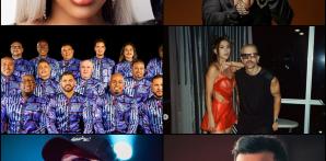 Imágenes de alguno de los artistas que se presentaran en los Premios Heat el próximo jueves ocho de junio.