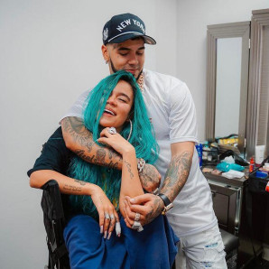 Anuel AA y Karol G. Foto: Instagram