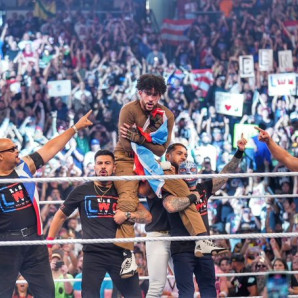 Bad Bunny gana la pelea callejera de San Juan en la cartelera “Blacklash”, que ha organizado la WWE en el Coliseo de Puerto Rico.