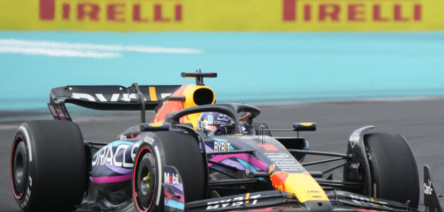 Max Verstappen de Red Bull durante el Gran Premio de Miami.