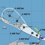 Dorian se ubicaría como huracán la madrugada del jueves en suroeste de República Dominicana