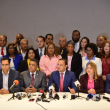 Abel Martínez entrega a diputados peledeístas proyecto de Ley para eliminación de anticipo