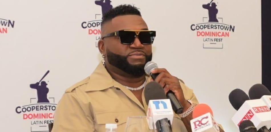 David Ortiz quien este domingo será instalada en el Salón de la Fama de Cooperstown.