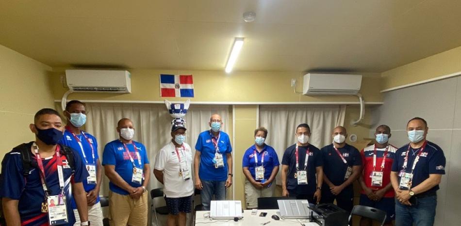 Integrantes de la Jefatura de Misión y delegados de federaciones que ya están en Japón sostuvieron una reunión para abordar diferentes aspectos de la delegación dominicana.