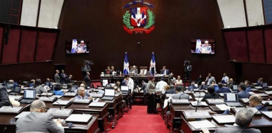 Diputados debaten en el Congreso Nacional el proyecto de ley sobre Fideicomiso Público. Archivo Listín Diario.