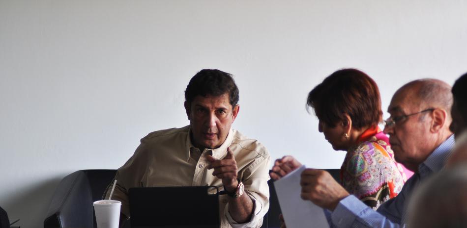 Manuel Estrella, presidente de la Liga Dominicana de Fútbol.
