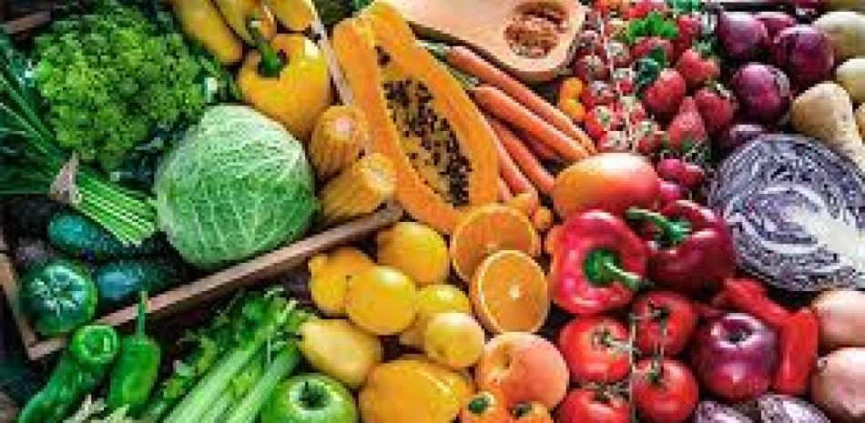 Frutas y vegetales. Fuente externa.