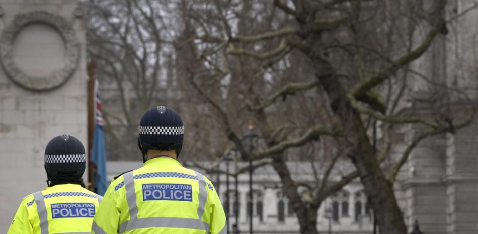 Policía Británica. AP