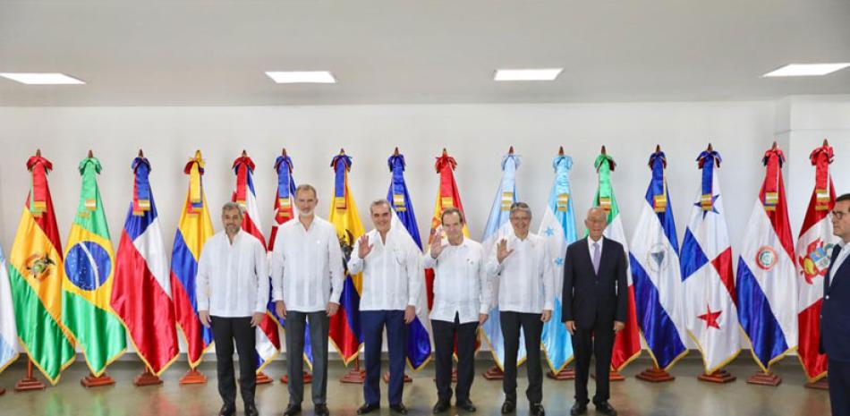 Los jefes de Estado tras la clausura del XIV Encuentro Empresarial Iberoamericano. Fuente externa