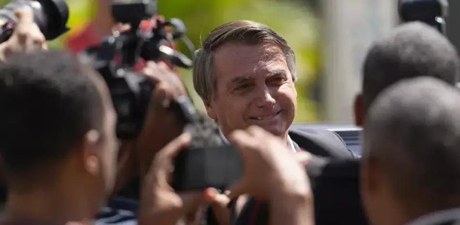 El expresidente de Brasil Jair Bolsonaro en Brasilia el 26 de abril de 2023