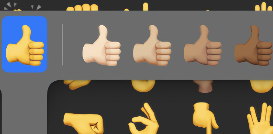 Emoji del pulgar arriba