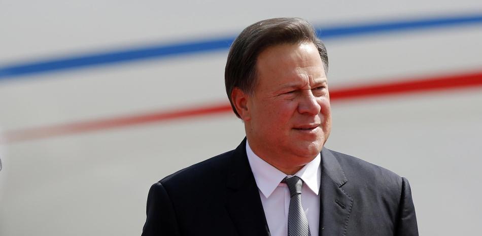 El expresidente de Panamá Juan Carlos Varela.