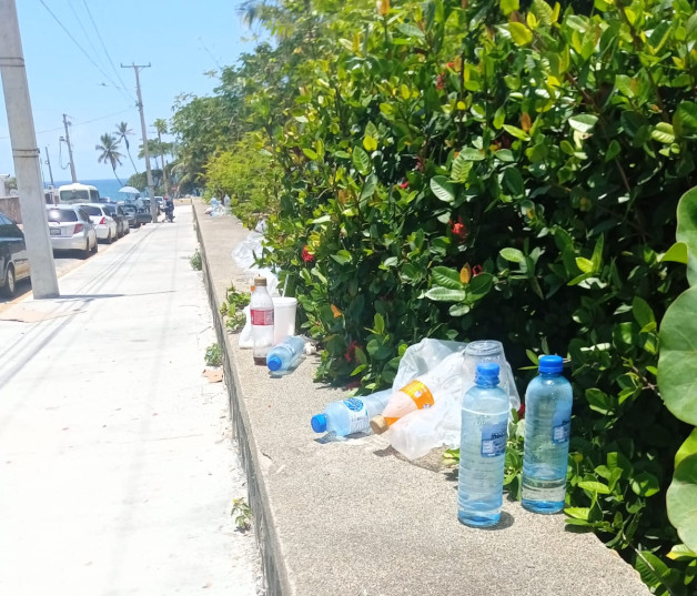 Basura de los protestantes