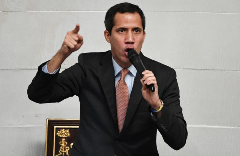Foto de archivo de Guaidó. Fuente: Listín Diario.