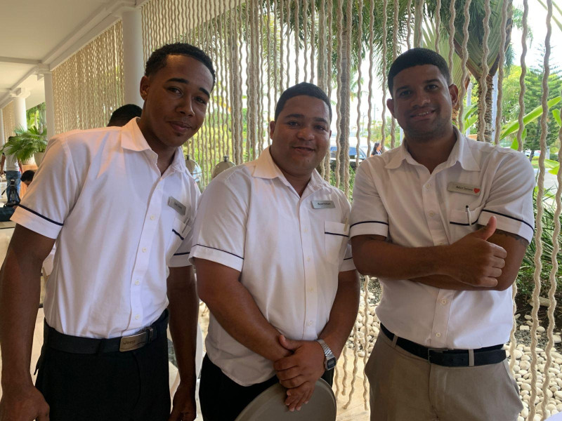Nelson, Deiby y Manuel, tres empleados que soñaron con trabajar en un hotel