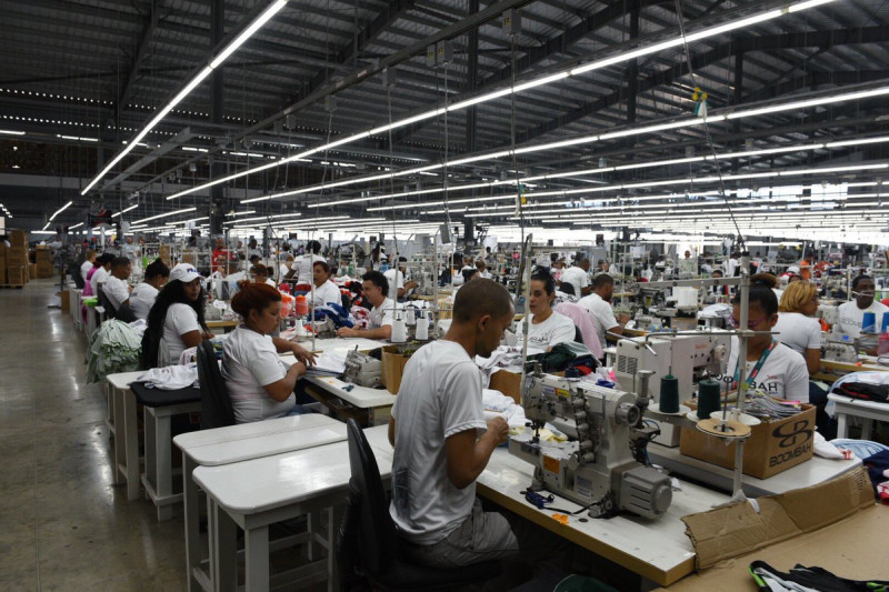 Trabajadores de Zona Franca.