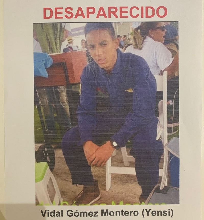 Vidal Gómez Montero, de 15 años, se encuentra desaparecido desde el pasado martes 21 de marzo.