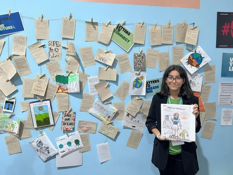 Sofía Mejía Cavidad, de 13 años, se ha convertido en una ambientalista que lleva ecoesperanza a los niños dominicanos mediante diferentes plataformas.