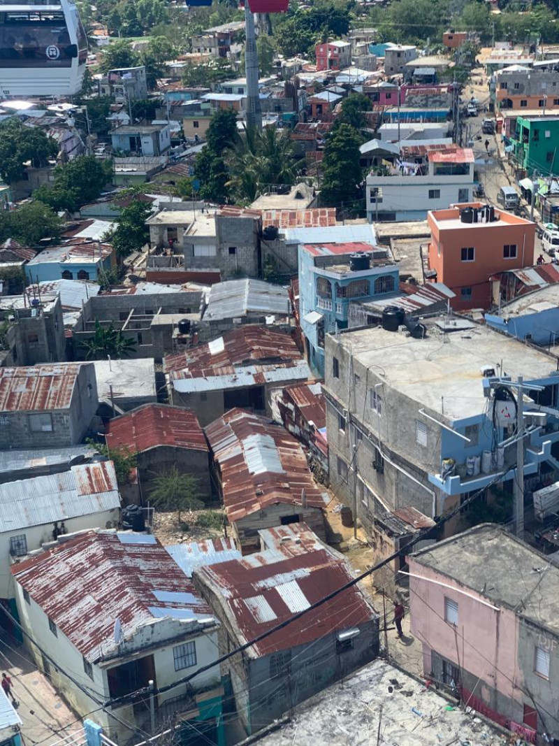Vista desde el teleférico de Santo Domingo.