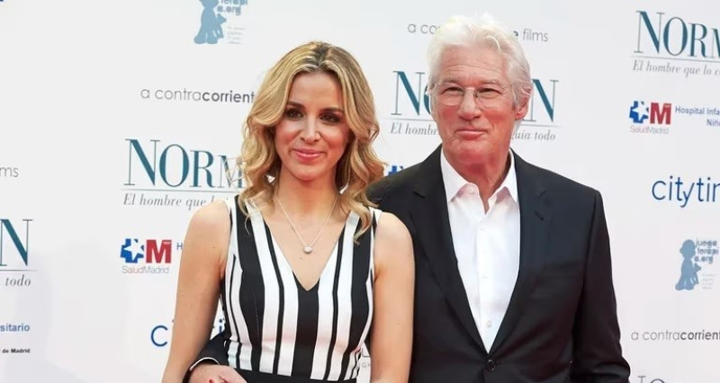 Richard Gere, ahora de 72 años, se convirtió en padre por segunda vez con su esposa Alejandra Silva.