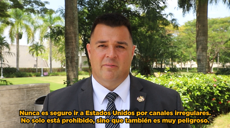 Jonathan Mardo, agregado de la Oficina de Aduanas y Protección Fronteriza (CBP) de la Embajada de los Estados Unidos en RD.