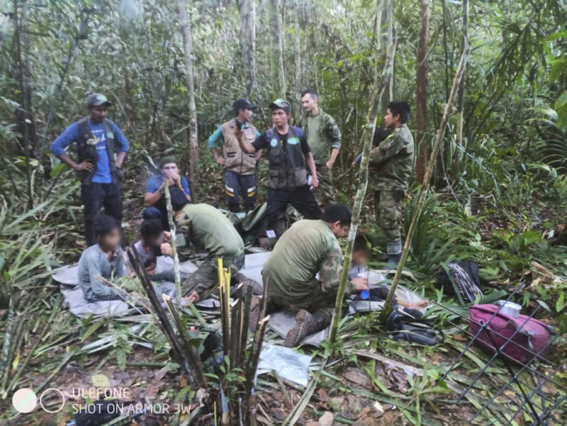 Están contentos": Niños perdidos 40 días en la selva colombiana se recuperan en Bogotá"| Listín Diario