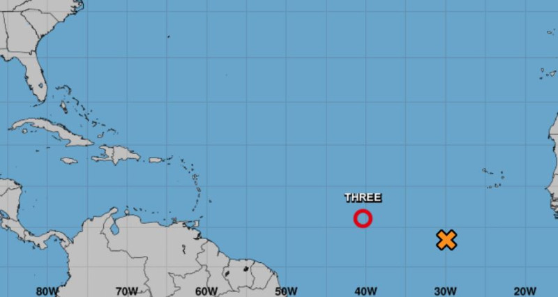 Tercera depresión tropical de la temporada