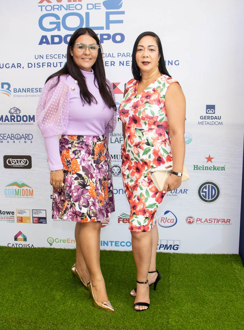 Aida Abreu y Milva Romero.