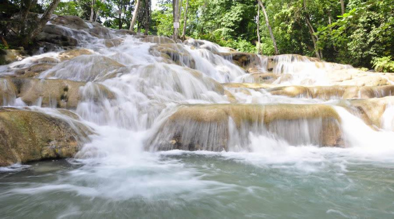 Dunn's River Falls, en Jamaica